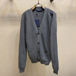 Louis Vuitton Embroidered Signature Cashmere Cardigan 1AIK09