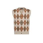 Louis Vuitton Argyle Intarsia Cardigan Vest 1AIMDG