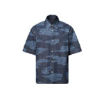 Louis Vuitton Monogram Short-Sleeved Chambray Shirt 1AIMJ8