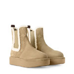 Louis Vuitton Aspen Chelsea Ankle Boot in Beige 1AIUDI