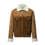 Louis Vuitton Corduroy And Shearling Mix Trucker 1AJBR0