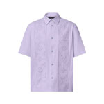 Louis Vuitton Embroidered Short-Sleeved Shirt 1AJRBC