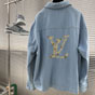 Louis Vuitton Embroidered Signature Denim Workwear Blouson 1AJRDS - thumb-2