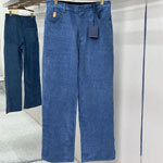 Louis Vuitton Silk-Blend Denim Pants 1AJSK5