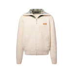 Louis Vuitton Zipped Intarsia Track Top 1AJUVP