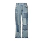 Louis Vuitton Signature Patchwork Denim Pants 1AK6PO