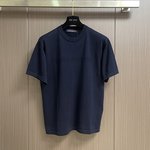 Louis Vuitton Cotton-Cashmere Short-Sleeved Crewneck 1AK6XM