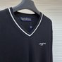 Louis Vuitton Silk Blend Cable V-Neck Pullover 1AK702 - thumb-3