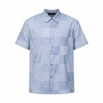 Louis Vuitton Patchwork Jacquard Short-Sleeved Shirt 1AK77P