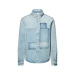 Louis Vuitton Signature Patchwork Denim Long-Sleeved Shirt 1AK7A6
