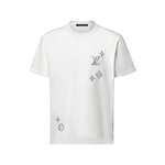 Louis Vuitton Embroidered Signature T-Shirt 1AK7FX