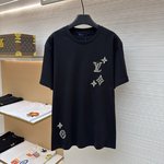 Louis Vuitton Embroidered Signature Short-Sleeved T-Shirt 1AK7G5