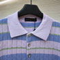 Louis Vuitton Stripy Cable-Knit Polo Shirt 1AKO33 - thumb-3