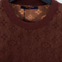 Louis Vuitton Hidden Monogram Short-Sleeved Jacquard Crewneck 1AKO3B - thumb-3