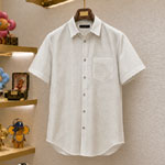 Louis Vuitton Monogram Printed Short-Sleeved Shirt 1AKOKA