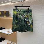 Louis Vuitton Monogram Silk Shorts 1AKOM3