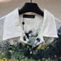 Louis Vuitton Monogram Silk Short-Sleeved Shirt 1AKOMC - thumb-3