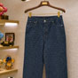 Louis Vuitton Reflective Nanogram Denim Skate Pants 1AKOTM - thumb-3