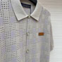 Louis Vuitton Tweedy Jacquard Short-Sleeved Shirt 1AKOVI - thumb-3