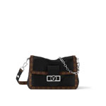 Louis Vuitton Dauphine Soft Vibe MM LV Vibe in Black Brown M13450