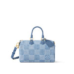 Louis Vuitton Speedy 30 Bandouliere Damier in Blue N00203