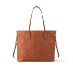 Louis Vuitton Neverfull MM Tote Bag Monogram Empreinte in Brown M12605