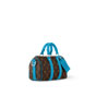 Louis Vuitton Keepall Bandouliere 25 Bag Macassar Canvas in Blue M12609 - thumb-2