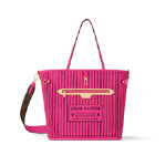 Louis Vuitton Neverfull Bandouliere Inside Out MM Tote Bag in Pink M12707