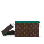 Louis Vuitton Gaston Wearable Wallet Macassar Canvas in Green M12814
