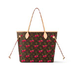 Louis Vuitton Takashi Murakami Neverfull MM Monogram in Rose Brown M13263