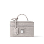 Louis Vuitton Vanity Chain Pouch Monogram Empreinte Leather in Grey M13593