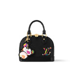 Louis Vuitton Takashi Murakami Alma BB Bag Epi Black in Black M13670