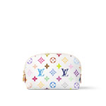 Louis Vuitton Takashi Murakami PM Cosmetic Pouch in White M13744