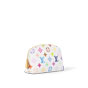 Louis Vuitton Takashi Murakami PM Cosmetic Pouch in White M13744 - thumb-2