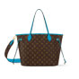 Louis Vuitton Neverfull Bandouliere Inside Out MM Tote Bag in Blue M13753 - thumb-4
