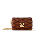 Louis Vuitton Wallet On Chain GO-14 Malletage in Brown M13841