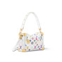 Louis Vuitton Takashi Murakami Side Trunk MM Bag in White M14046 - thumb-2