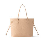 Louis Vuitton Neverfull MM Mid Size Leather Tote in cream M14319