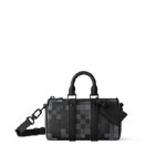 Louis Vuitton Keepall Bandouliere 25 D16 in Black M14919