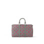 Louis Vuitton Keepall Bandouliere 35 Monogram in Grey Pink M15023 - thumb-3