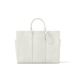 Louis Vuitton Sac Plat 24H Bag in Taurillon Monogram Grey M24383