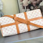 Louis Vuitton Keepall Bandouliere 45 Beige Bag M28238 - thumb-4