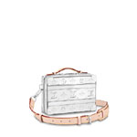 Louis Vuitton Handle Trunk Monogram Other in Silver M45885