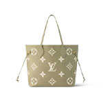 Louis Vuitton Neverfull MM Bicolor Monogram Empreinte Leather M46649