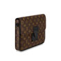 LV S Lock A4 Pouch Monogram Macassar Canvas in Brown M80560 - thumb-2