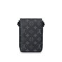 LV S-Lock Vertical Wearable Wallet Monogram Eclipse Canvas M82252 - thumb-3