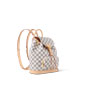 Louis Vuitton Montsouris PM Backpack Damier Azur Canvas in Beige N00120 - thumb-2