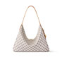 Louis Vuitton Slouchy MM Bag Damier Azur Canvas in Beige N00126 - thumb-3