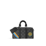 Louis Vuitton Keepall Bandouliere 25 Mon Monogram Eclipse Canvas in Black P01942