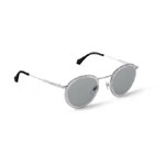 Louis Vuitton Super Vision Metal Round Sunglasses in Grey Z2626U